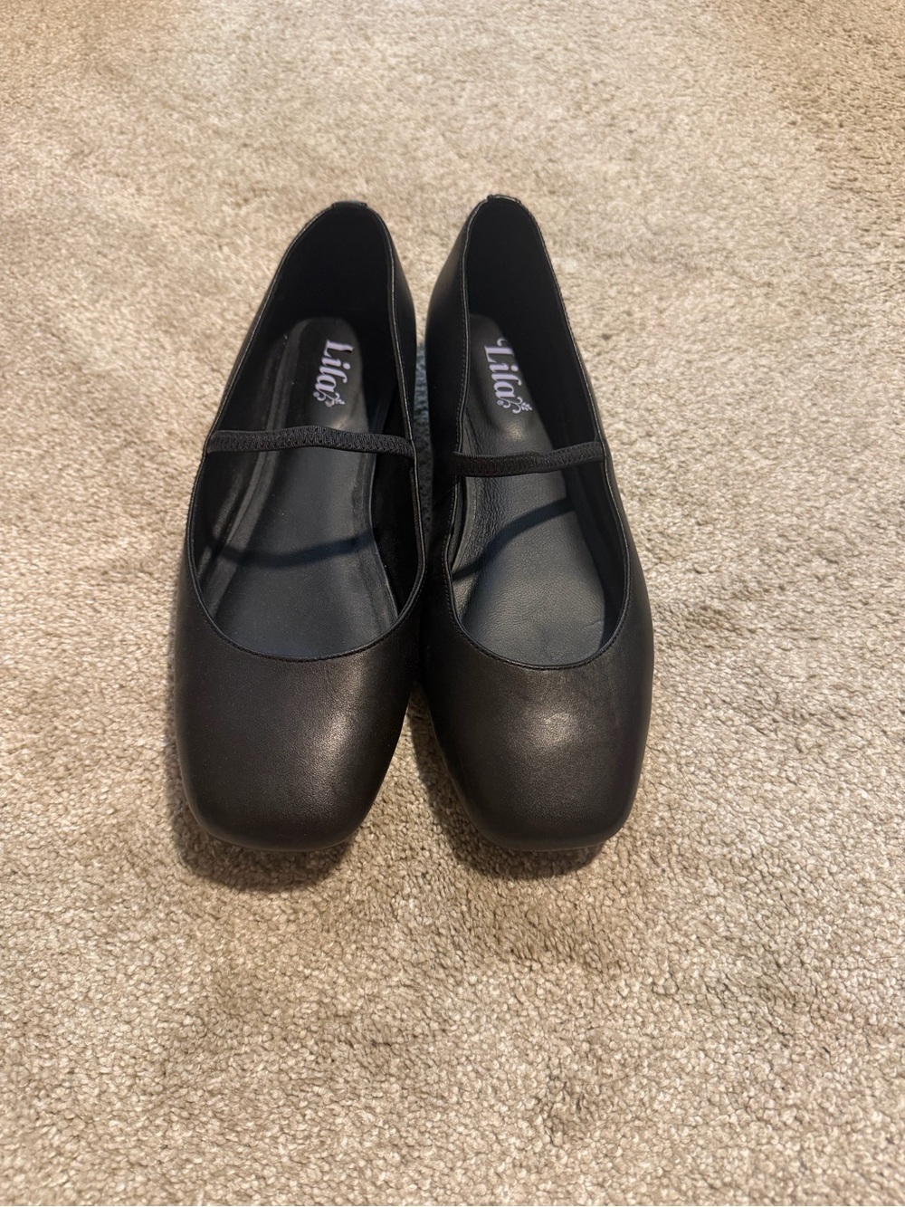 Black Mary Jane Flats for Women